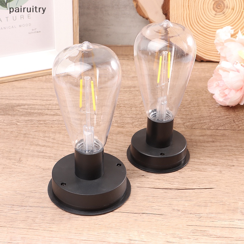 Prt 1pc Solar LED Tungsten Filament Bulb Lampu Pagar Untuk Outdoor Lamp Bulb PRT