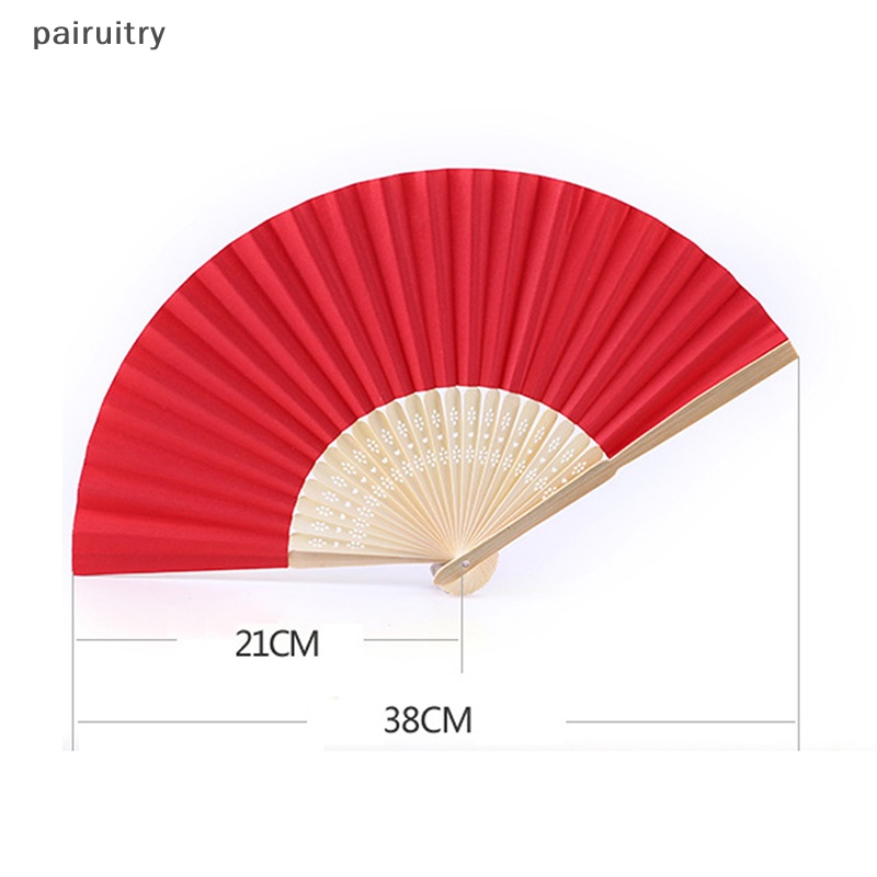 Prt Kipas Genggam Kosong Putih DIY Kertas Bambu Kipas Lipat Untuk Latihan Kaligrafi Pager Kipas Untuk Dekorasi Pesta Pernikahan Wed Hadiah PRT