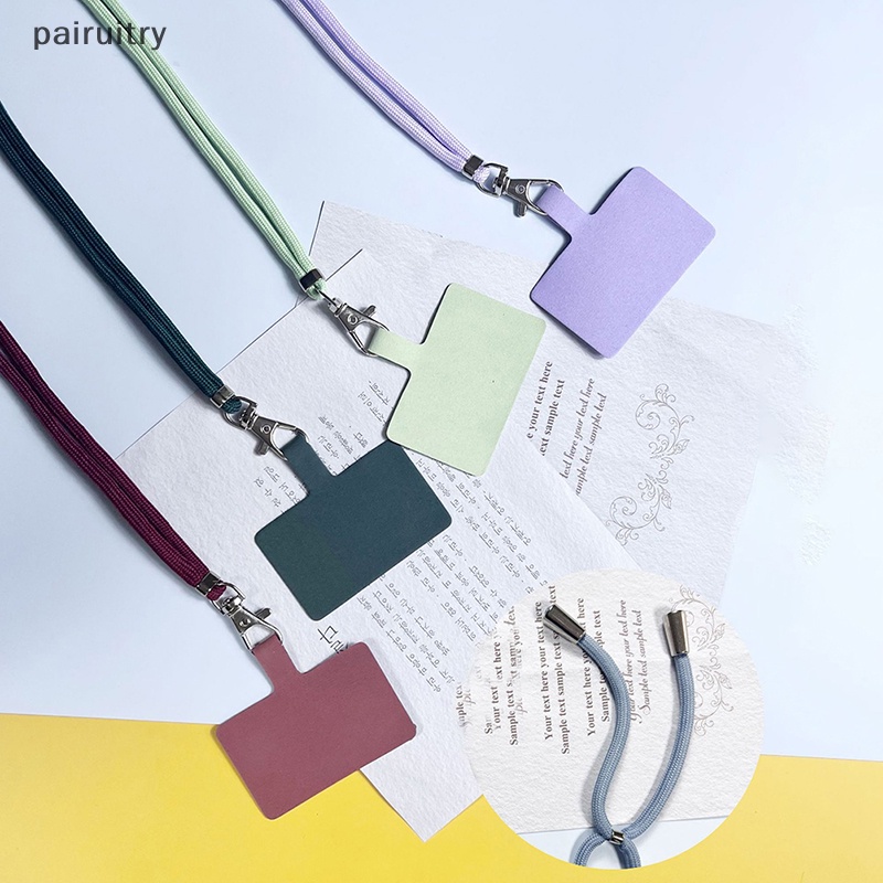 Prt Universal Crossbody Patch Phone Lanyard Multicolor Ponsel Strap Lanyard Tali Lembut Untuk Ponsel Kabel Gantung PRT