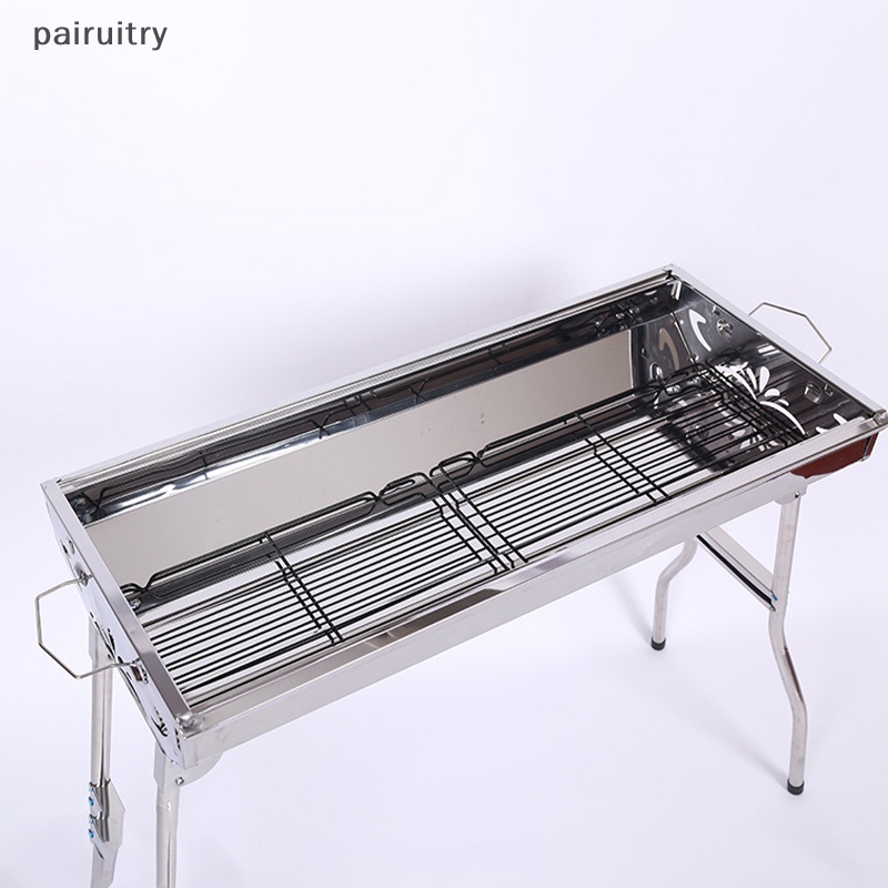 Prt barbecue grill outdoor stainless steel Panggangan BBQ Arang Panggangan portable Panggangan Lipat portable Arang barbecue PRT