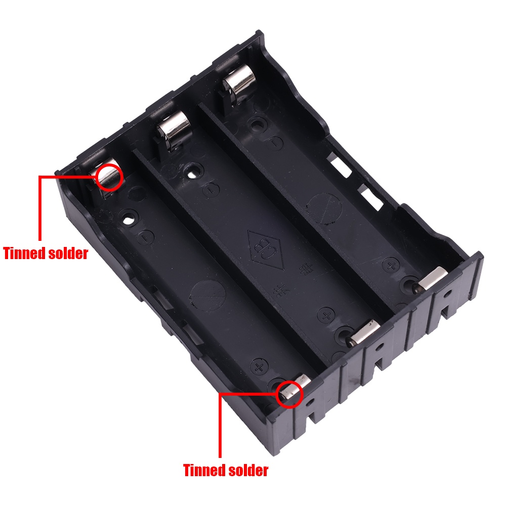 Casing Power Bank Abs18650 DIY/Wadah Baterai 1 2 3 4 Slot Hard Pin/Tempat Baterai Kotak Penyimpanan Case