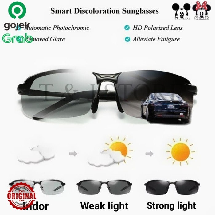 EL Polarized / Kacamata Anti Silau Photochromic Polarized ORIGINAL TJ