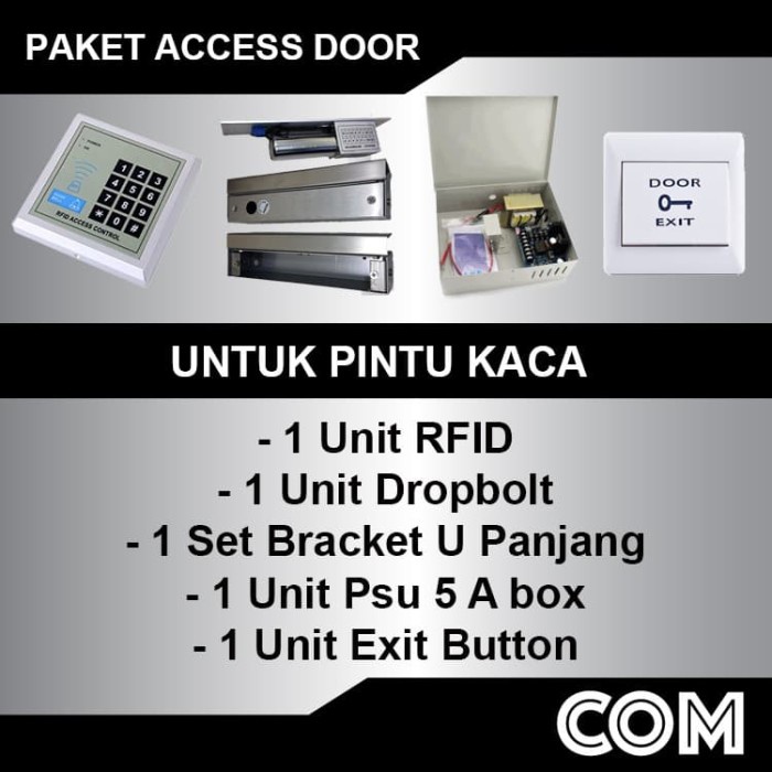

PAKET ACCESS CONTROL / DOOR LOCK KACA