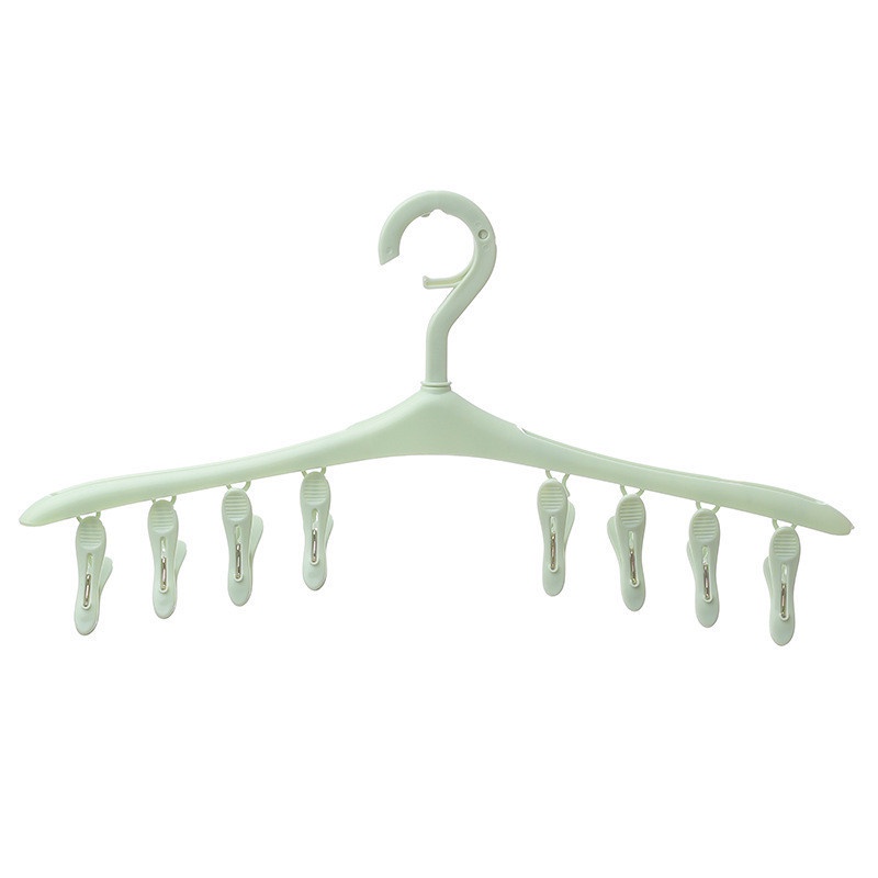 Hanger Jepitan 8 in 1 Gantungan Baju + Jepit Jemuran Kaos Kaki - MKM