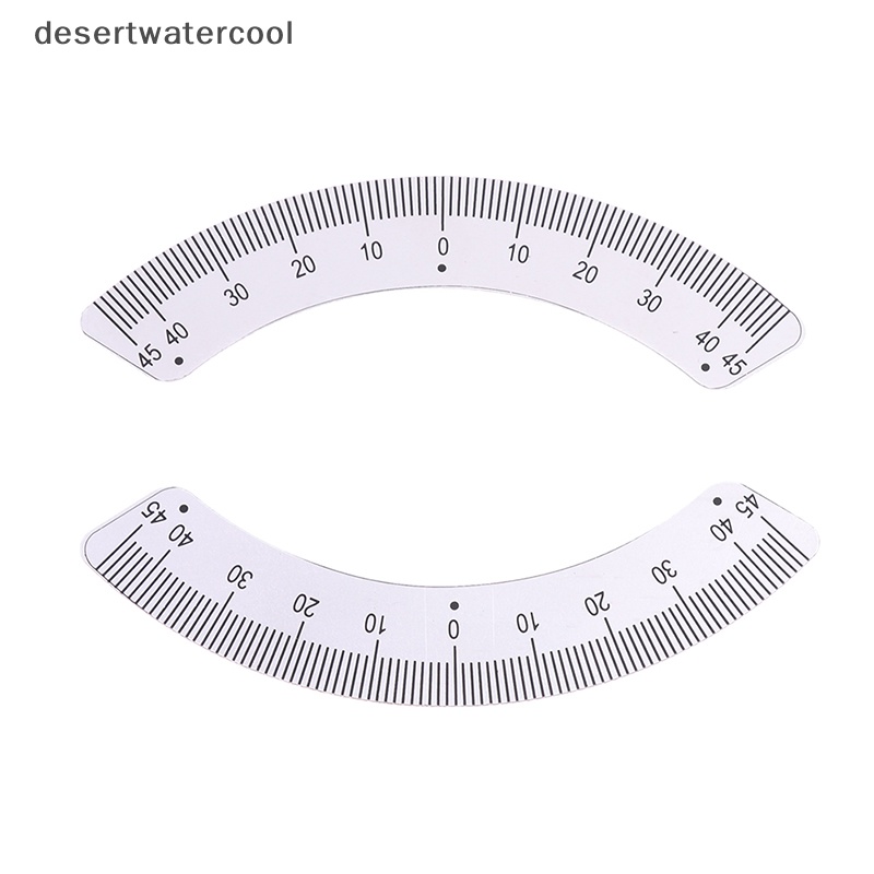 Deid Penggaris Sisik Plat Siku 45derajat Angle Arc Measuring Gauging Tools Caliper Martijn