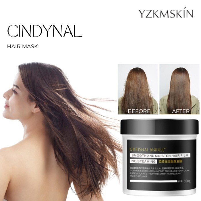 MASKER KERATIN SMOOTHING Cindynal Hair Mask Smooth And Moisten