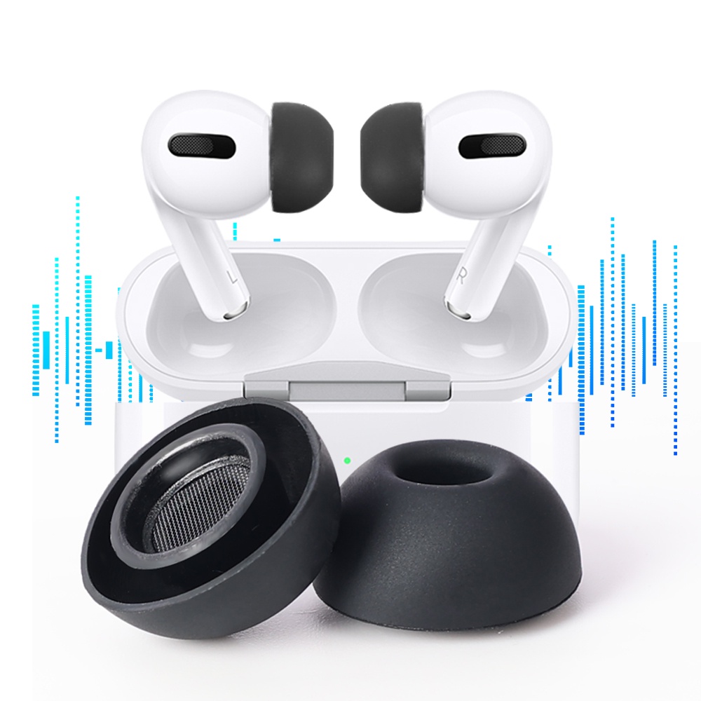 [Unggulan] Anti-noise Earplug Ear Tips Earphone Headset Penutup Penyumbat Telinga Lembut Silikon Pengganti Earplug In-Ear Earphone Aksesoris Earbuds Earmuffs Pads