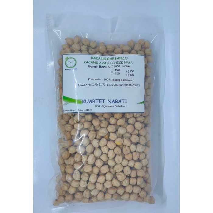 

New Arrival 1000gr Kacang Arab/ Garbanzo/ Chickpeas/ Chick Pea MPASI - Mentah/ Raw