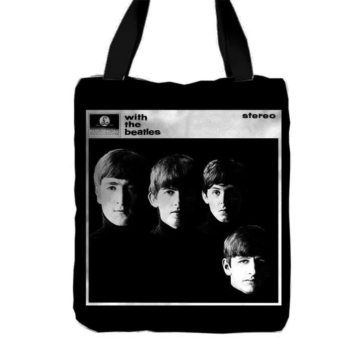 

TERMURAH Tote Bag Zipper Full Print The Beatles custom - M