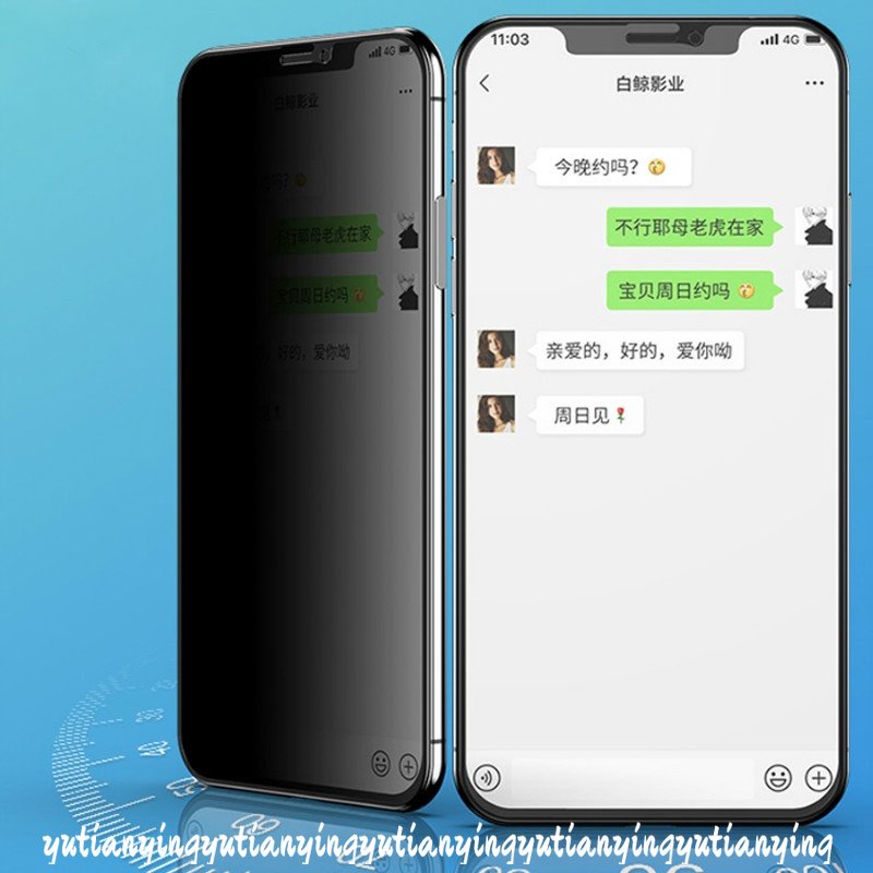 Redmi 9A 9T 10 10C 8a1 10A 8A 9C NFC Redmi Note 11 10 7 9 Pro 10 Max Plus 9s 9 8 10S POCO M4 Pro M3 X3 Pro NFC 11T 12 12x F4 F3 Privasi Anti-Spy Kaca Film Tempered Sablon