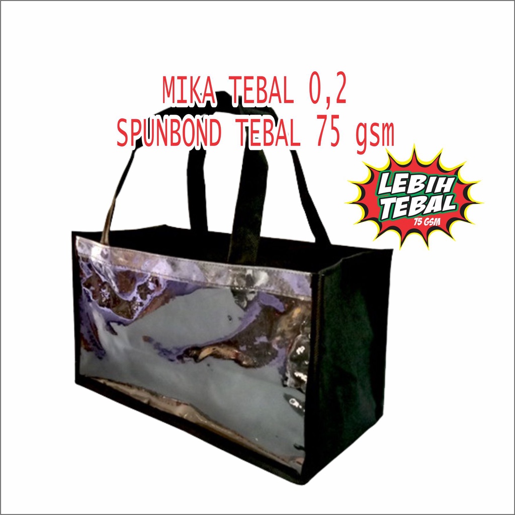 

Goodie bag tas mika hampers brownis 30x16x15 cm BBG5