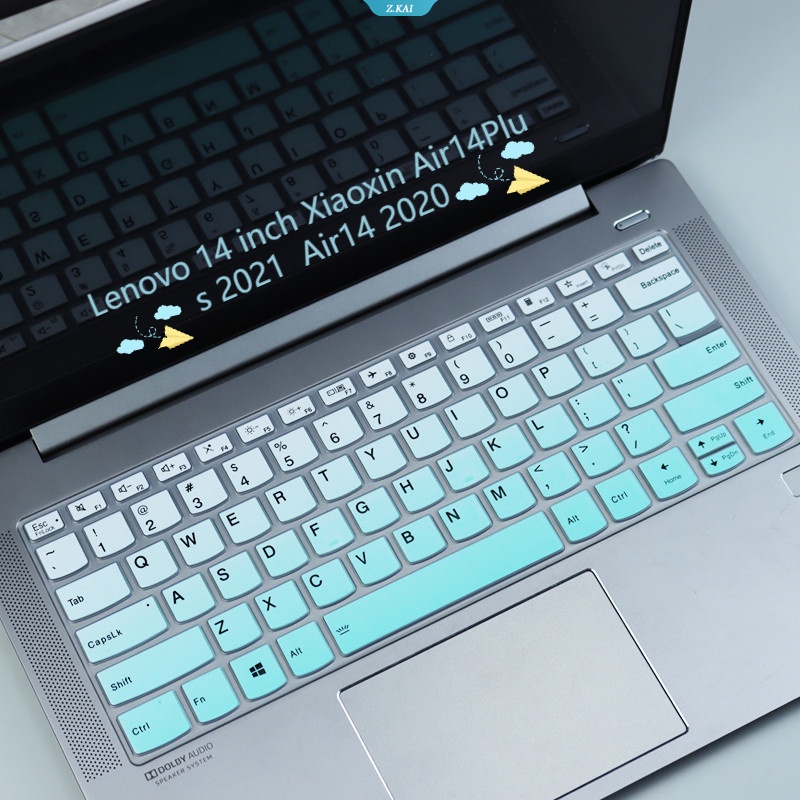 Cover Keyboard Komputer Model Cocok Untuk Lenovo 14inch Xiaoxin Air14Plus 2021air14 2020warna Solid Silikon Tahan Air Pelindung Kulit Keyboard Laptop Penutup Debu [ZK]