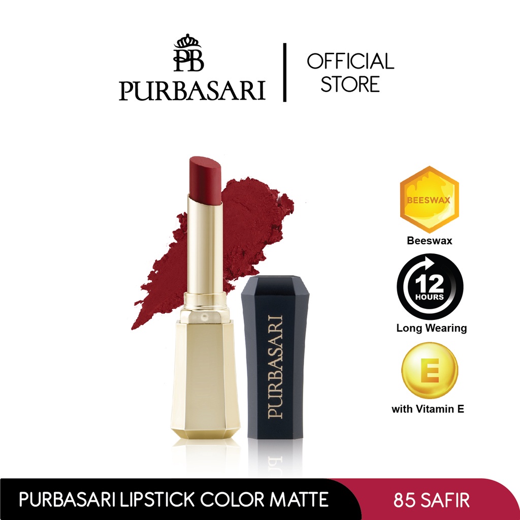 Purbasari Lipstik Matte / Lipstick Color Matte / Lipstick Matte Purbasari
