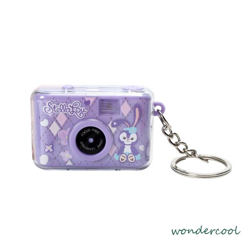 Sanrio Anak Mini Kamera emitting Liontin Kamera Kecil Gantungan Kunci Pendant Kuromi Melody Cinnamoroll Mainan Kamera-Won