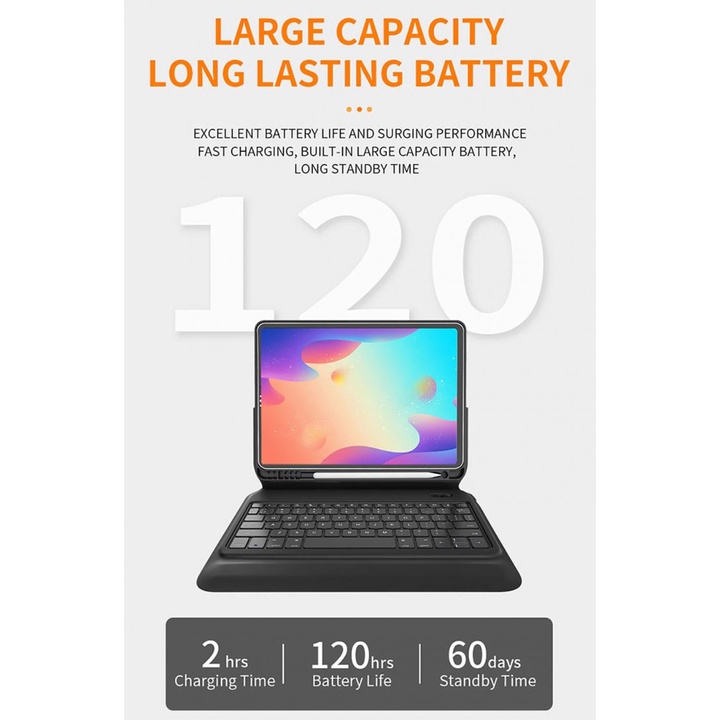 WIWU Smart Keyboard Folio Case with Keyboard - iPad 10.2 10.5 (2019)