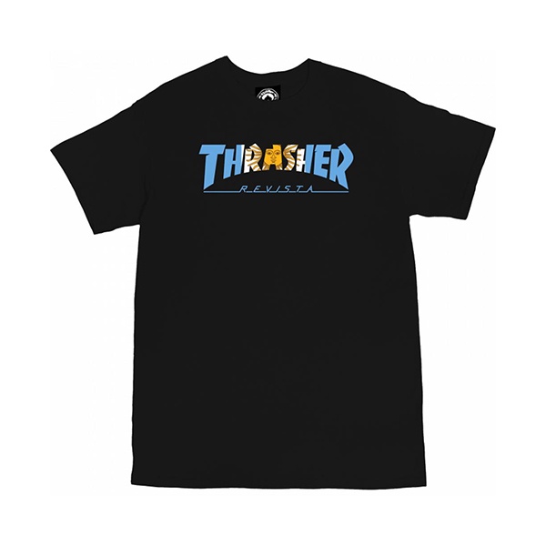 Thrasherr Argentina Black Tee