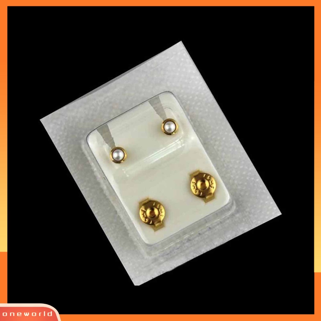 [WOD] 12pasang Stud Earring Piercing Anting Hadiah Akrilik Gadis Berlian Imitasi Hias Ear Studs Untuk Perjamuan