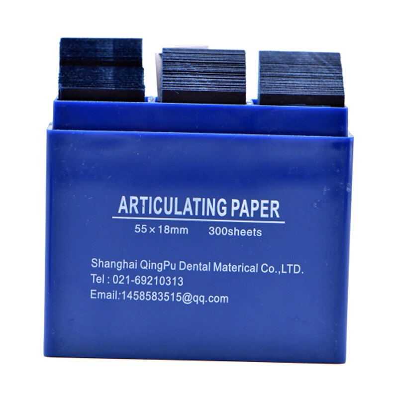 300pcs Articulating Paper Dental Artikulasi Lurus Gigi Karbon Marker Artikulating Paper