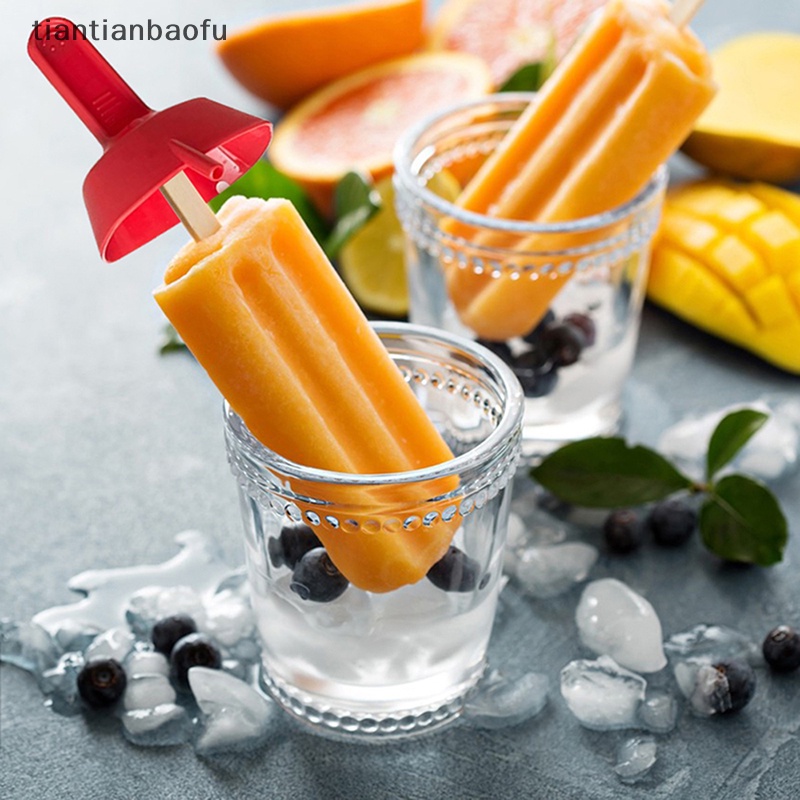 [tiantianbaofu] Tempat Es Loli Dengan Sedotan Drip Free Tempat Es Krim Anak Anti Bocor Butik Kotor