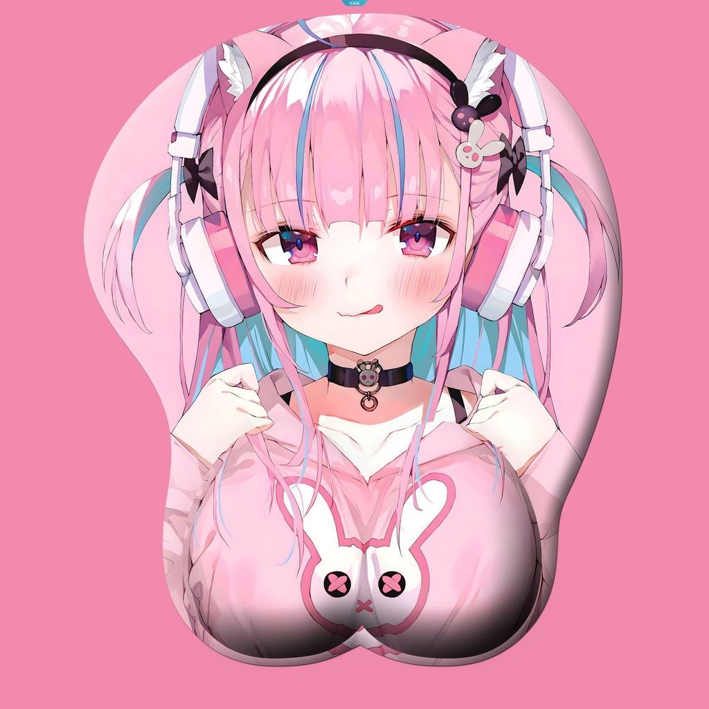 Kreatif 3D Silicone Mouse Pad Anime Sexy Beauty Lucu Hot Girl Ins Style Mouse Pad [ZK]