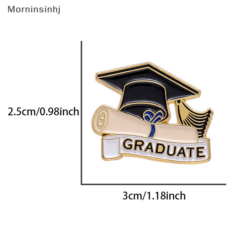 Mornin Wisuda Enamel Pin Siswa Sarjana Cap Bros Kerah Lencana Ransel Best Wishes Perhiasan Hadiah Untuk Teman id