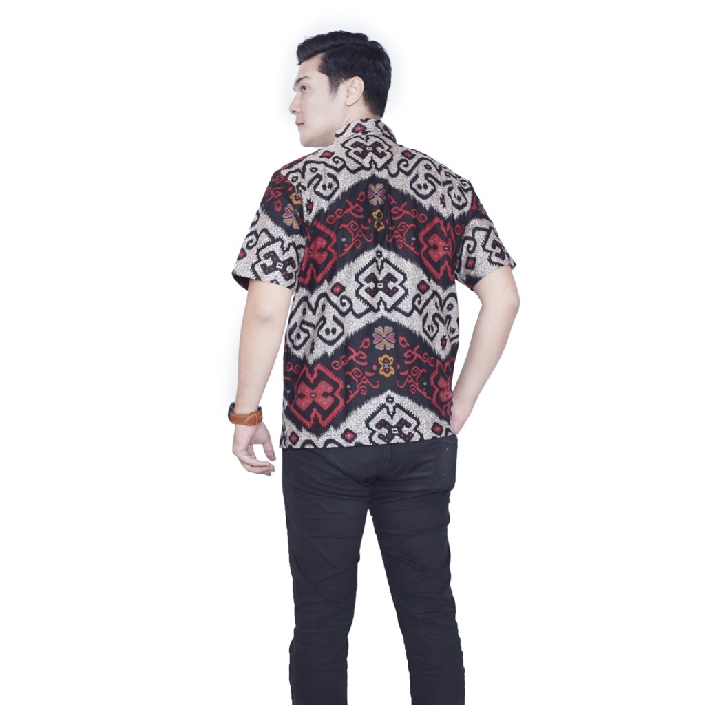 Couple Batik Wanita Pakaian Kemeja Pria - Blouse Wanita Modern Merput