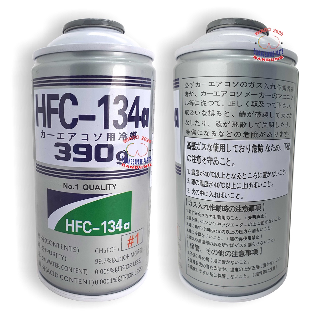 Refrigerant Preon Klea HFC #1 R134 a 390 Gram Kaleng | R 134 a Mobil, Kulkas, Freezer Etc