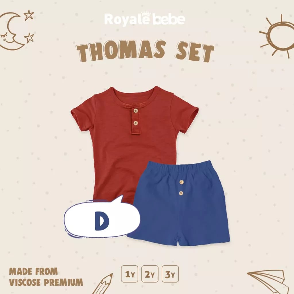 ROYALE BEBE THOMAS SET / SETELAN ANAK