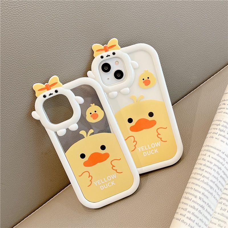 Case for  Xiaomi Poco X3 X3 Pro X3 NFC Poco X3 GT Cute Yellow Duck Little Monster Shockproof Soft TP