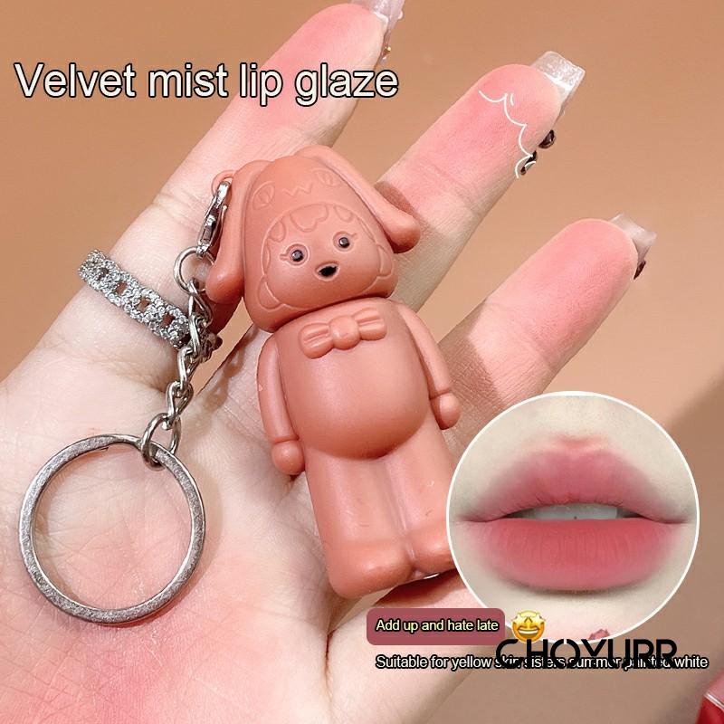 【COD】KOBELEEN Lip Glaze Key Chain Star Girl Lip Gloss Gantungan Kunci -CH