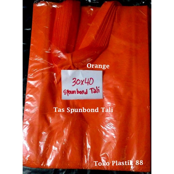 

[SC] Tas Kain Spunbond Goodie Bag Tali HLS 30x40x8 HLS3040 - Orange