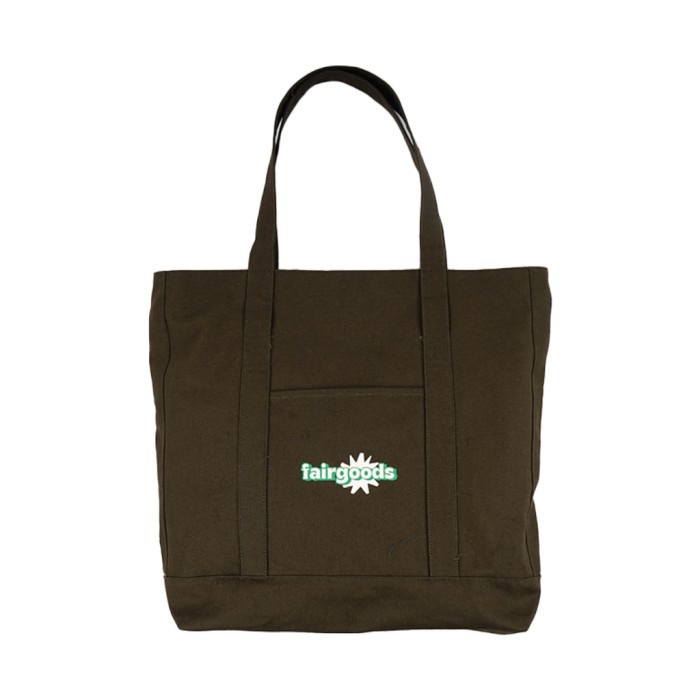Fairgoods X Heyho ToteBag Canvas Green Moss
