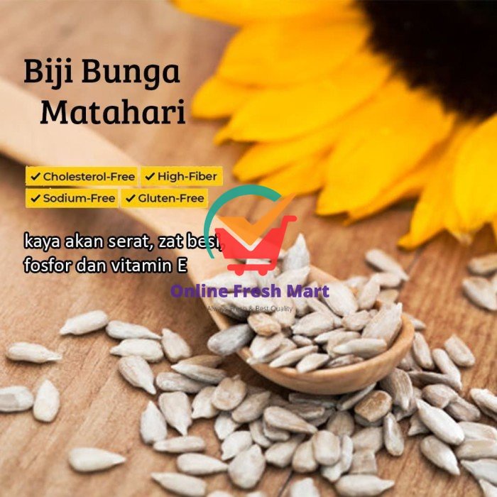 

Organic Sunflower Seeds Raw / Biji Bunga Matahari Mentah 100 gr - Online Fresh Mart Denpasar