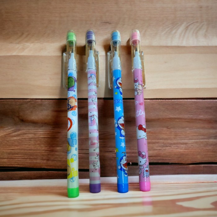 

Pensil Sambung Susun Tutup Penghapus Glitter Motif Karakter Satuan NF