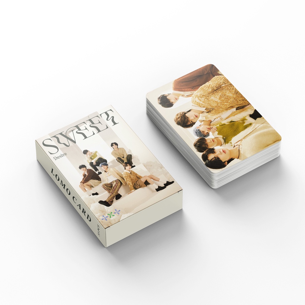 55pcs /box TXT Album SWEET Photocards Desire Kartu Lomo Tomorrow X Together Kpop Postcards
