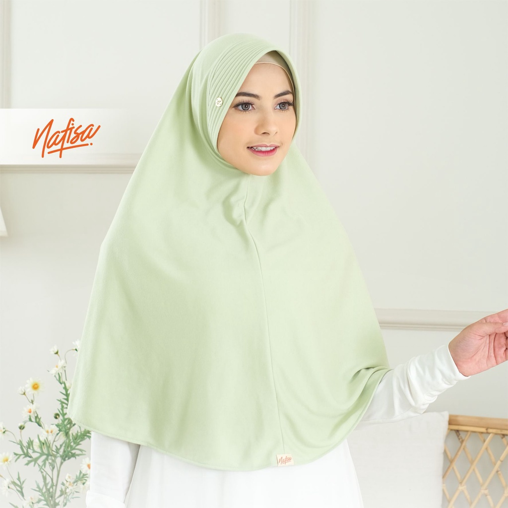 TERLARIS COD..Jilbab Asha PREMIUM | Hijab Instan Bergo Pet Antem | Jilbab Kain kaos super DOUBLE NIT