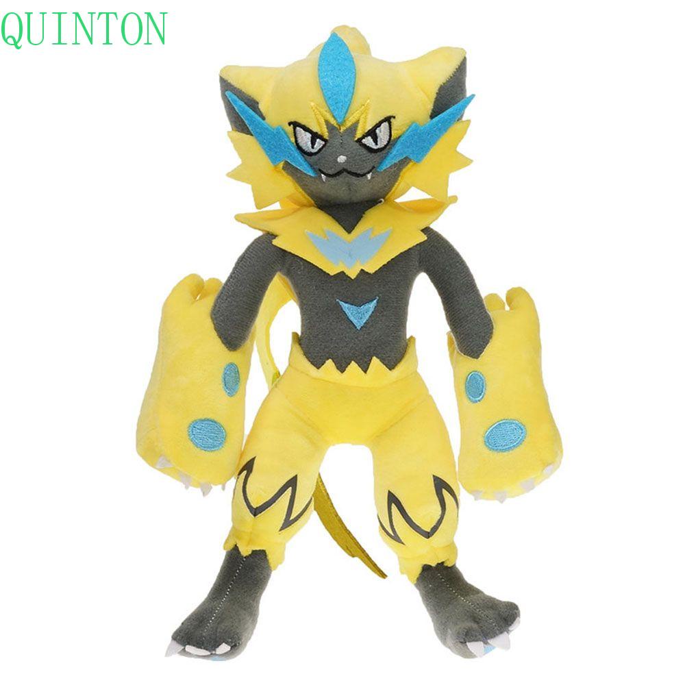 Quinton Pokemon Mainan Mewah Lucu 25 cm Hadiah Natal Boneka Aksesoris Zeraora Doll Toys Plush Doll