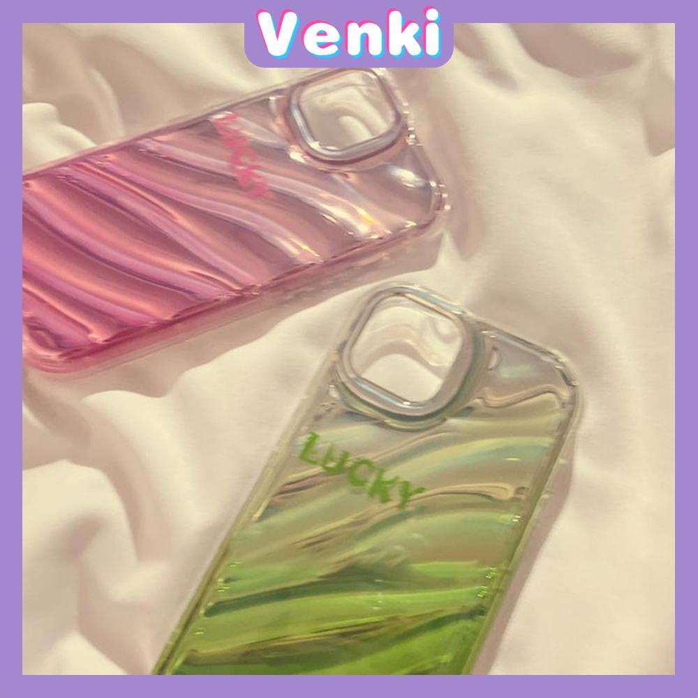 Venki - Untuk Iphone11 iPhone Case Laser Reflektif Bening Casing Ponsel TPU Lembut Shockproof Airbag Ponsel Simple Multicolor Kompatibel Dengan Iphone14 13 Pro Max 12 Pro Max XR Xs7