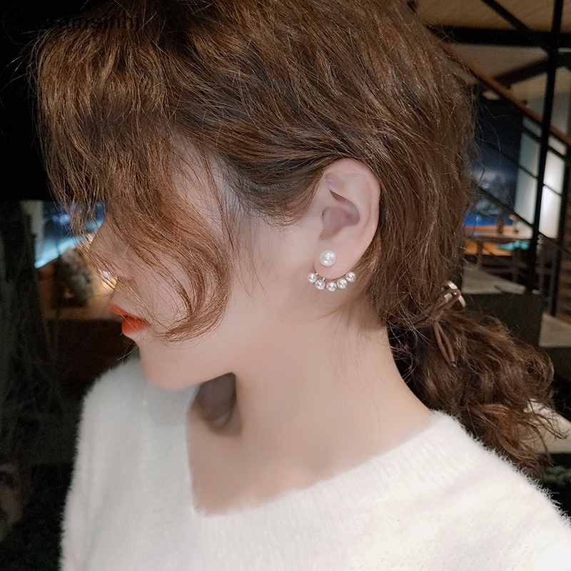 Mornin 1pasang Mode Baru Vintage Jepang Korea Anting Mutiara Untuk Wanita Handmade Manis Simulasi Mutiara Perhiasan Hadiah id