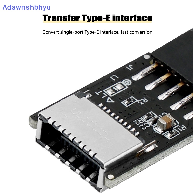 Header Wanita Adhyu 9Pin Ke Tipe-E Adapter Motherboard 9-pin Extension Tipe-E Ke Key-A Converter Adapter ID