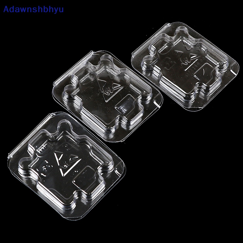 Adhyu 10Pcs cpu case holder tray Kotak Perlindungan Plastik Untuk Socket775 1150 1156 ID