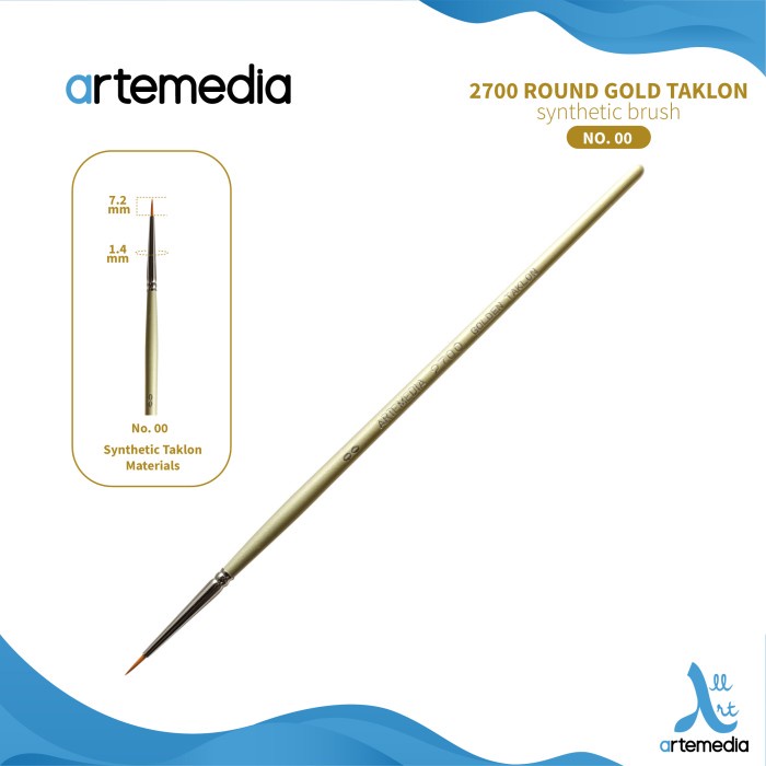 

ARTE GOLD 2700 SH BRUSH ROUND - NO. 5/0