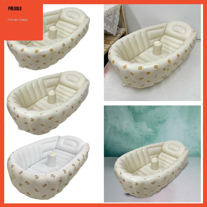 [Predolo] Bathtub Bayi Newborn Non Slip Portable Travel Bath Tub Untuk Bayi Balita Anak