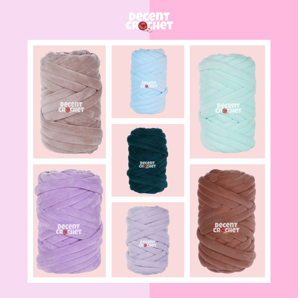 Benang Rajut Velvet Giant Chunky Yarn