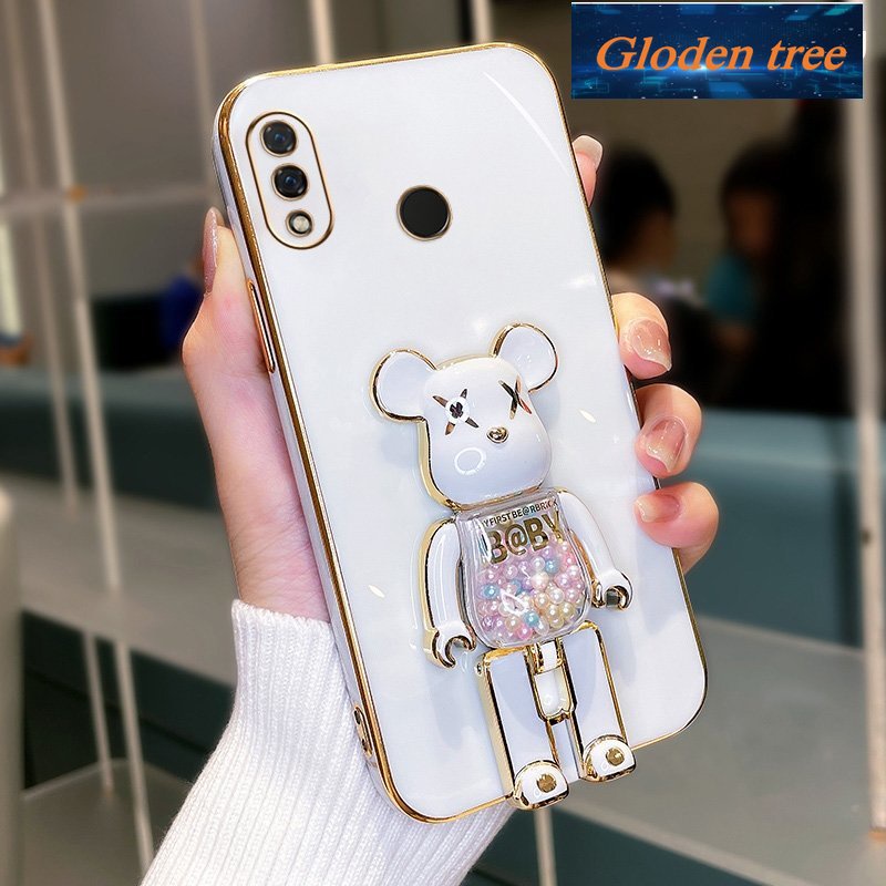 Toserbaloden pohon mustofaasing huawei y7 2019 huawei y9 2019 huawei y7 pro 2019 Casing ponsel 1oftcase kampaslectroplated silikon tahan guncangan anti slip stapelrotector suketmooth suketrote megaproumper desain baru