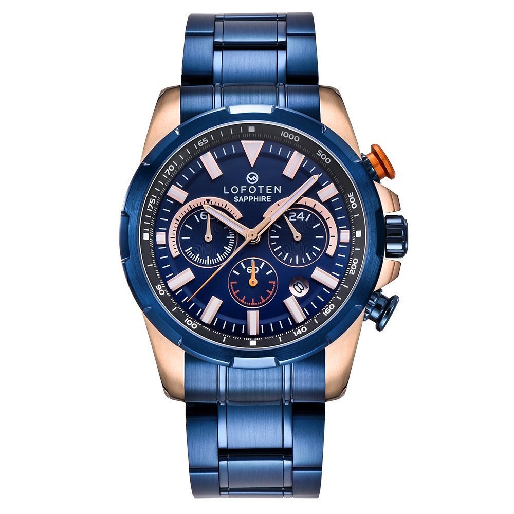 LOFOTEN Jam Tangan Pria F-6510MC Stainless Steel Original Watch