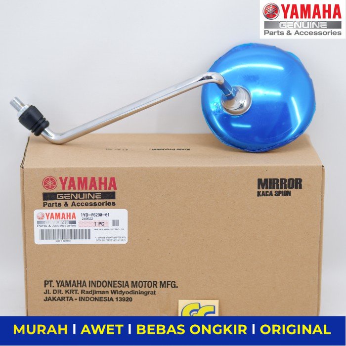Kaca Spion Yamaha Fino Fazzio Kanan Original - Sparepart Sperpart Spare Part Motor Yamaha Aerox Fazz
