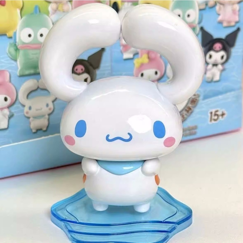 New Sanrio Small Companion Series Blind Box Cinnamoroll Pompom Purin Mymelody Kuromi Hello kitty Tidy Play Hias Kado