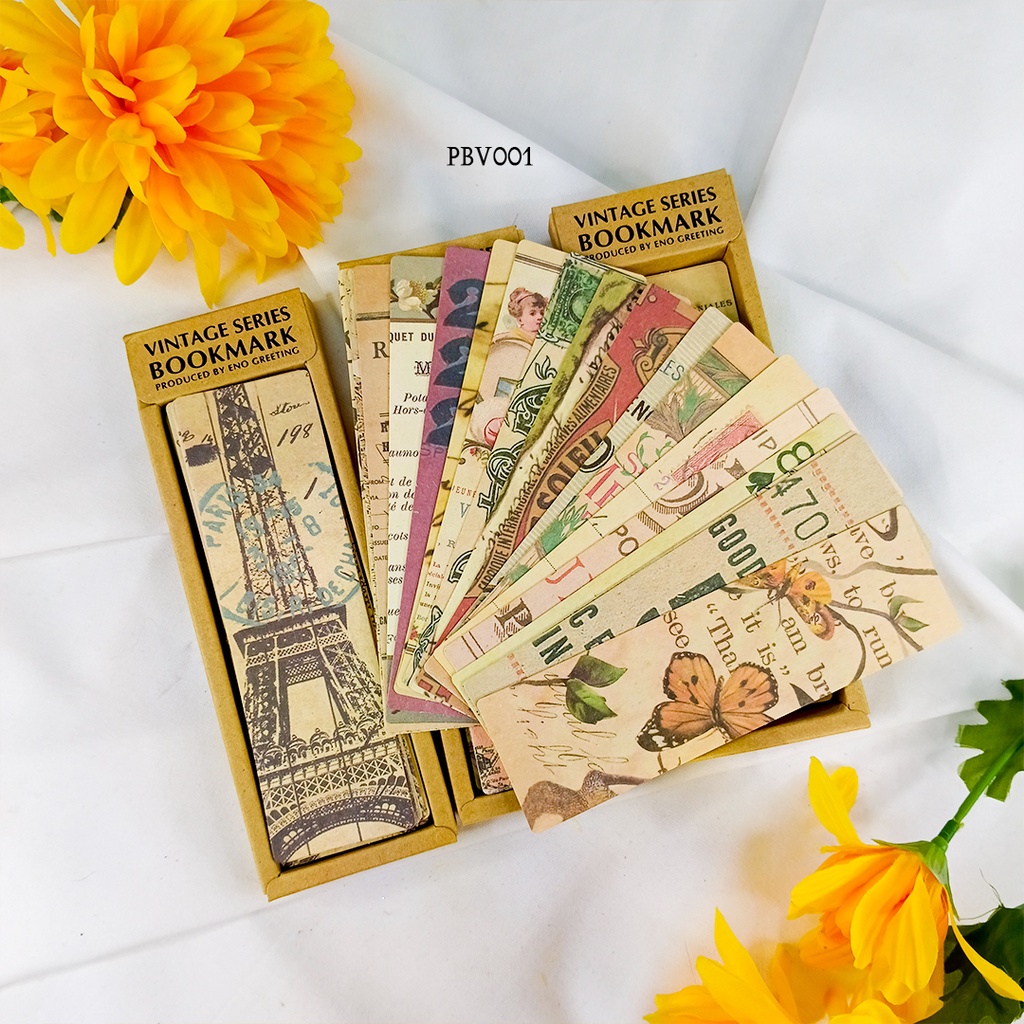 

Pembatas Buku Vintage 1 Set Random 30Pieces Pbv001