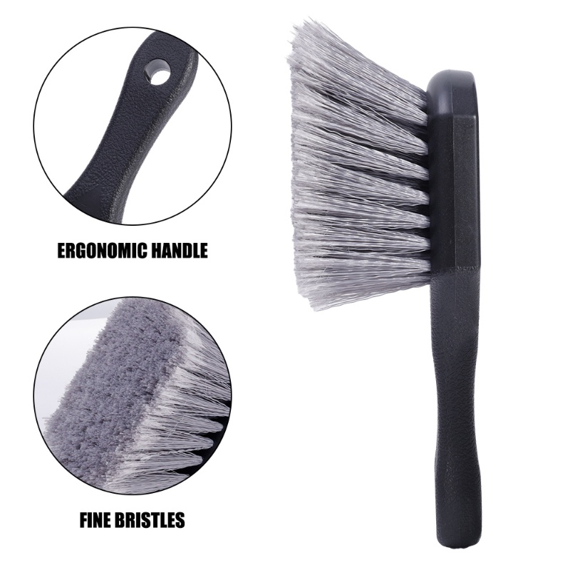 1pc Universal Car Cleaning Brush Detailing Brushes Wash Handuk Basah Kering Ventilasi Udara Roda Sikat Pembersih Ban Aksesoris Mobil